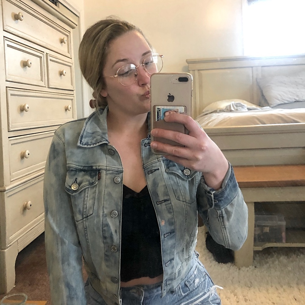 LEVIS Cropped Jean jacket